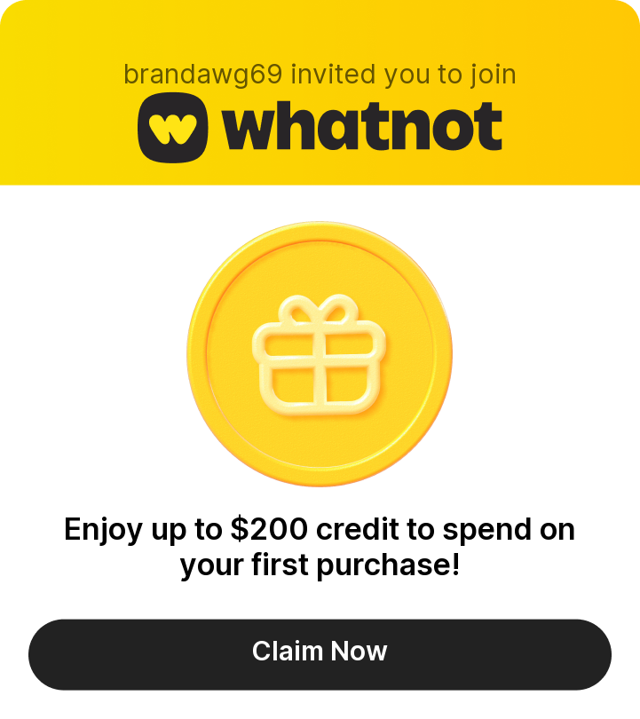 Whatnot- $10-$200 Credit To Spend On A Purchase! thumbnail