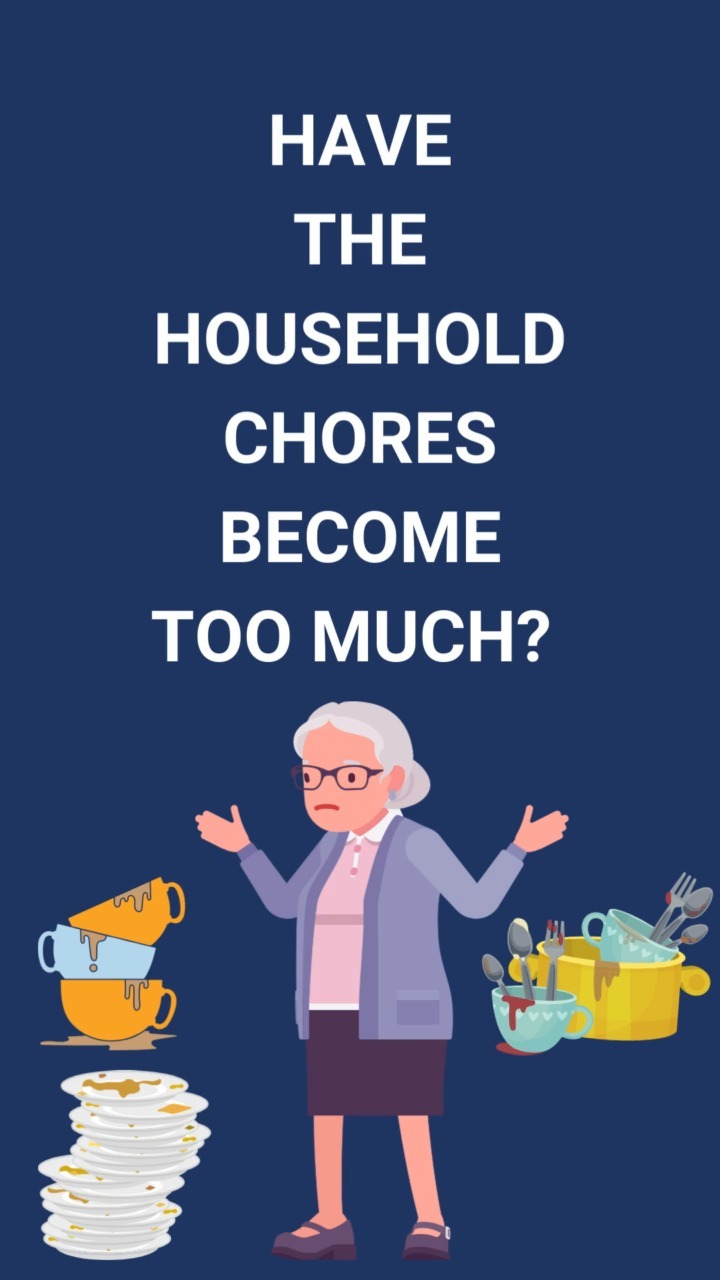 Get the Domestic Help you need as you get older and not as mobile. With a little bit of help you can live in a cleaner, 