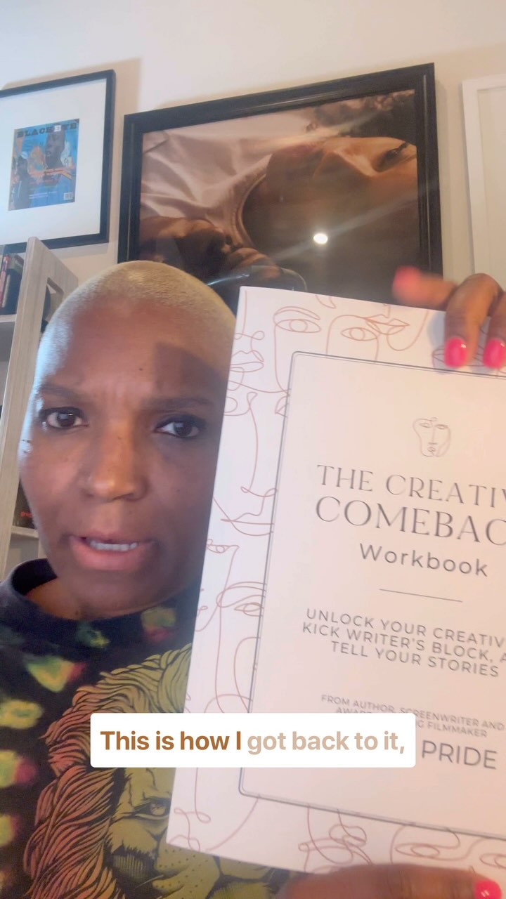 So excited that The Creative Comeback Workbook is back! New cover. New look. A @itshoneychile thang with the same impact