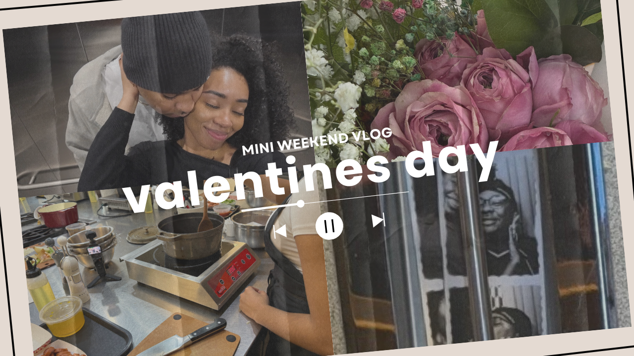 V-day vlog thumbnail