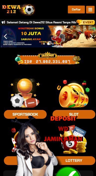 DEWA212: Situs Online Slot Gacor Hari Ini Maxwin Bonus 100 New Member thumbnail