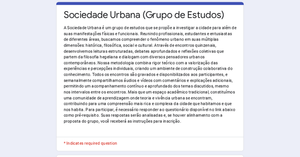 Sociedade Urbana (Grupo de Estudos) thumbnail