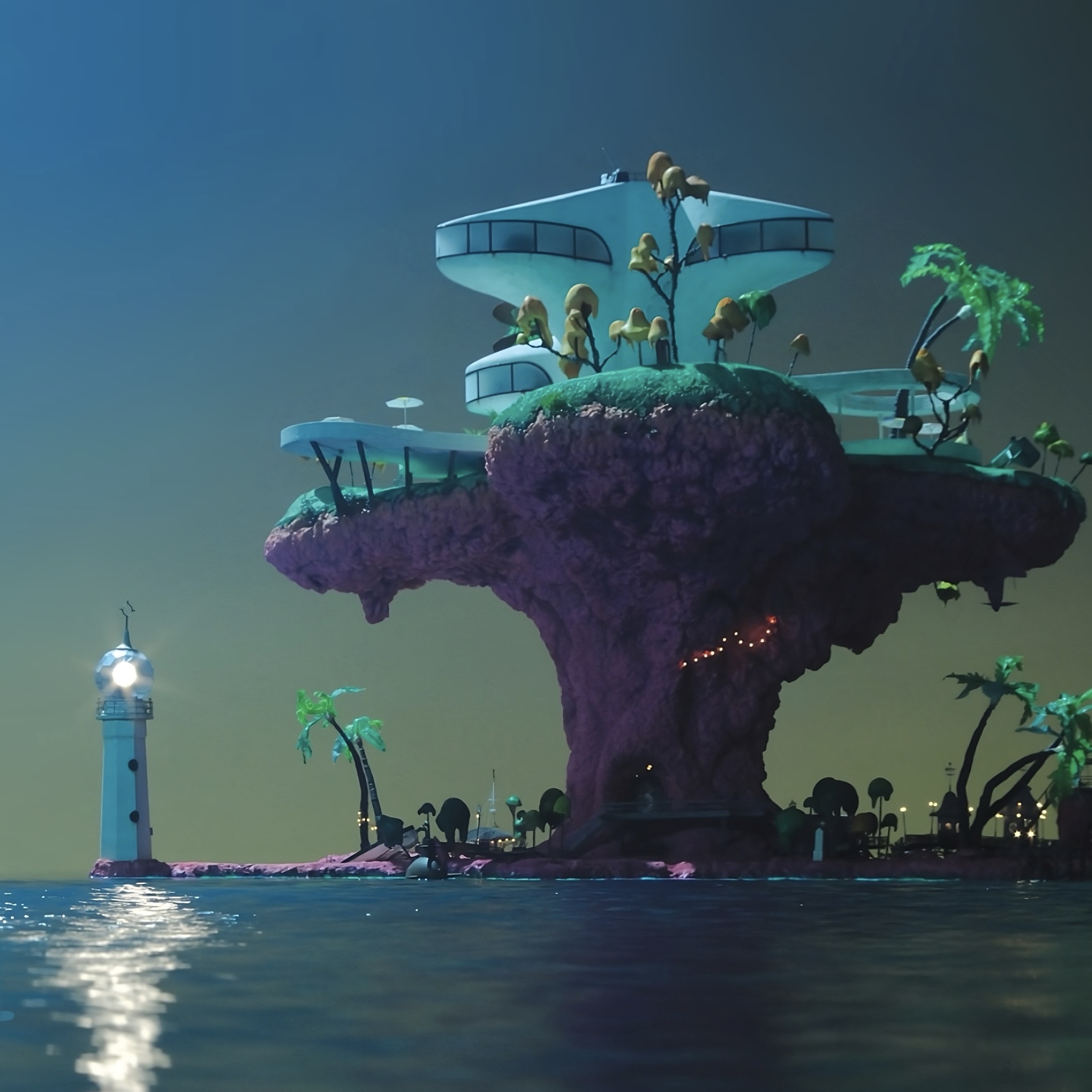 macOS Gorillaz Plastic Beach Dynamic Wallpaper thumbnail