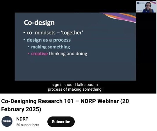 Watch: Co-designing research 101 thumbnail
