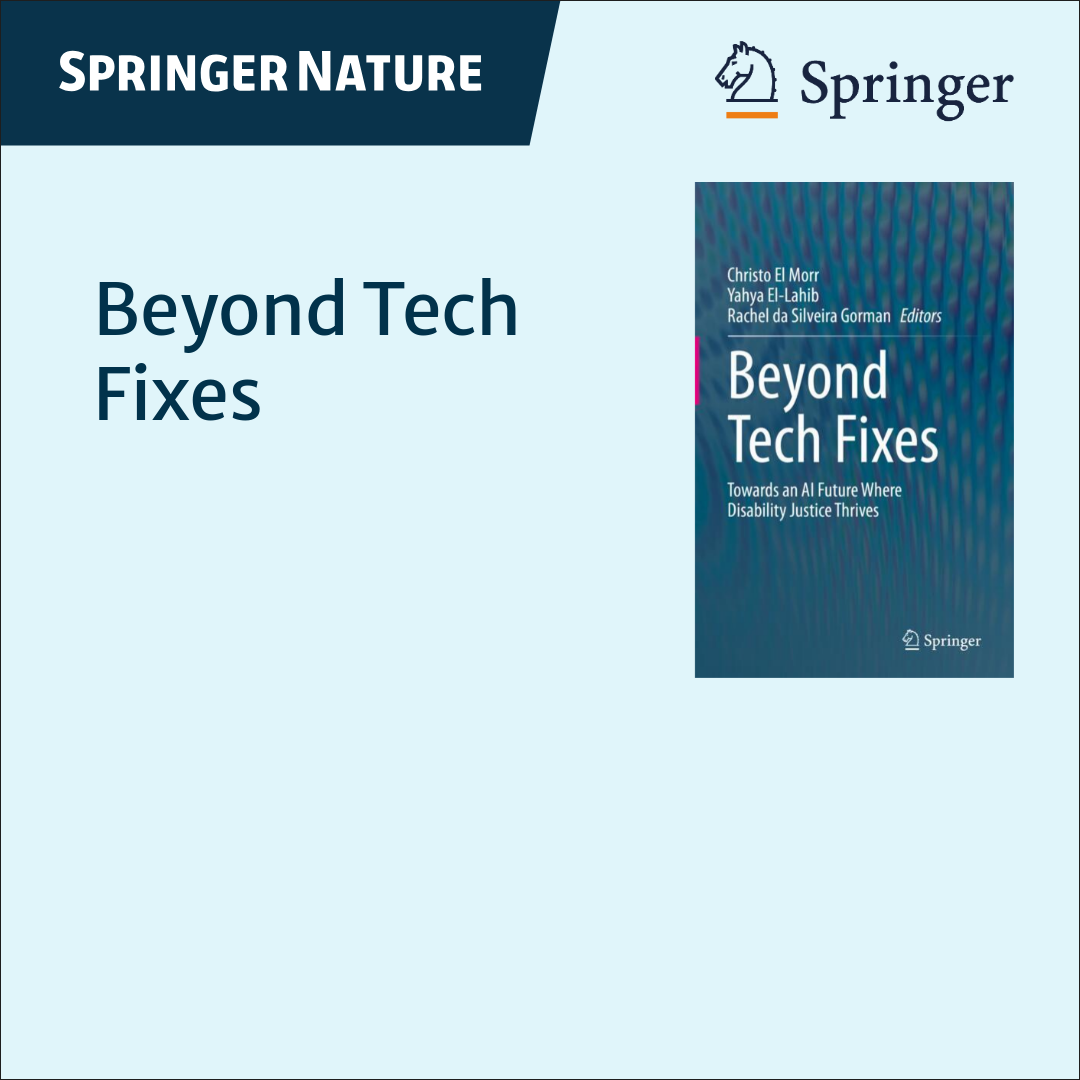 Textbook chapter: AI and Disability Data Justice thumbnail