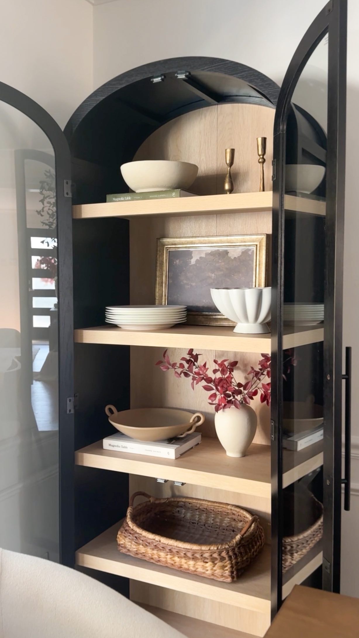 🚨 It’s back!! This stunning arch cabinet—finally restocked and now 30% OFF for under $385! 😍 (sale price is active at th