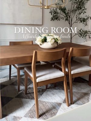 Dining room look for less finds! 🤗 ▫️ head over to my LTK linked in bio to shop everything shown here  ##diningroomdecor