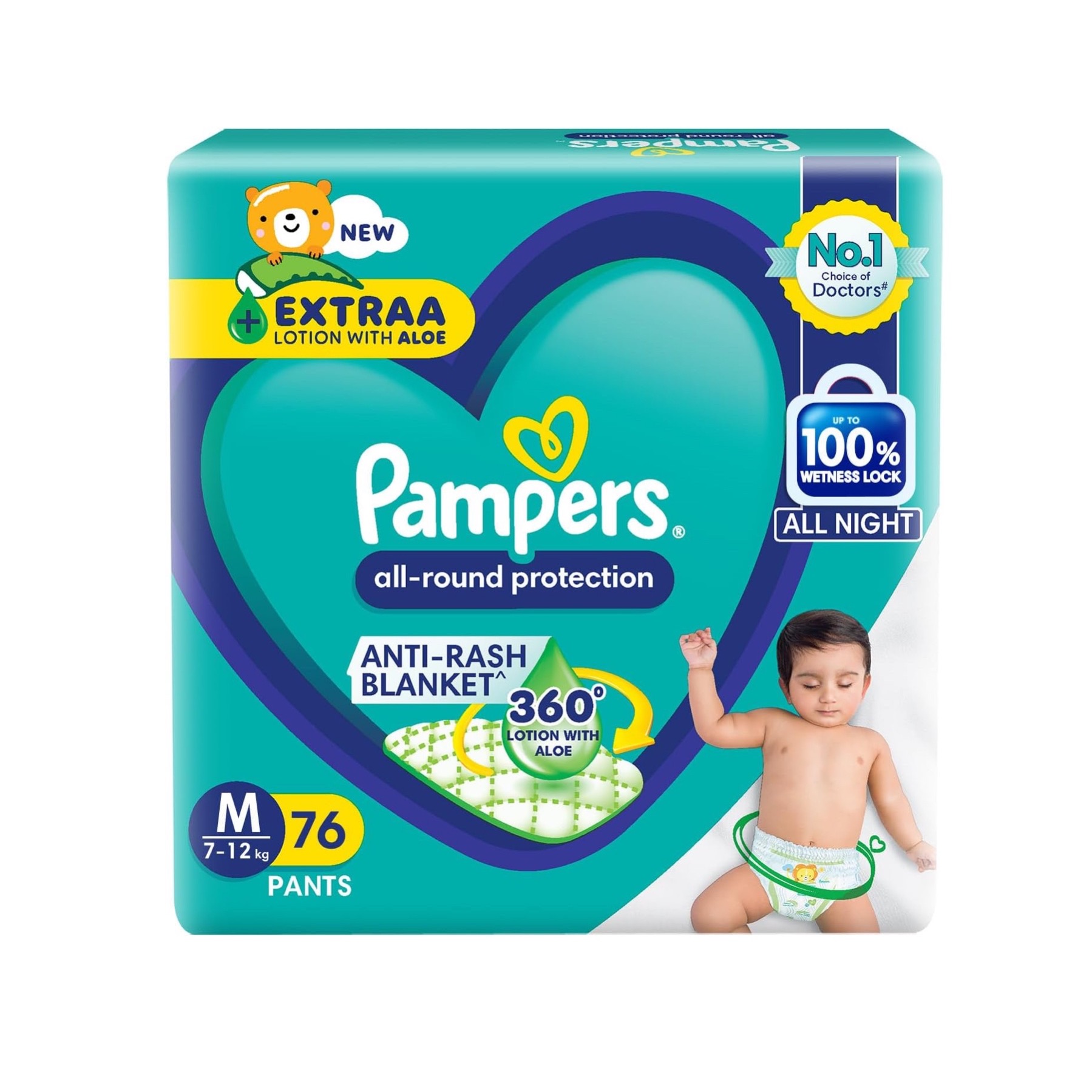 Pampers All Round Protection Pant Style Baby Diapers thumbnail