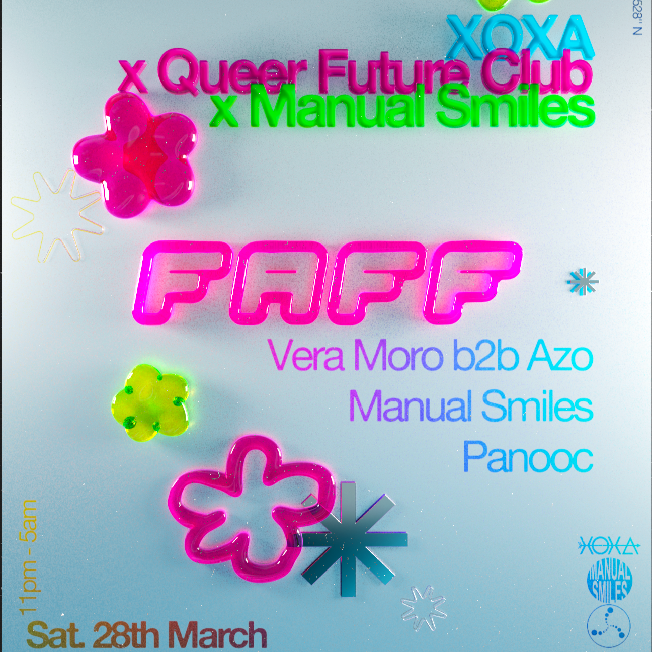 XOXA x Queer Future Club x Manual Smiles w / Faff @ The Carpet Shop thumbnail