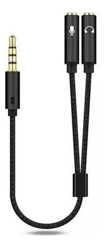 Adaptador Divisor Auxiliar Cable De Audio Jack 3.5mm Estéreo thumbnail