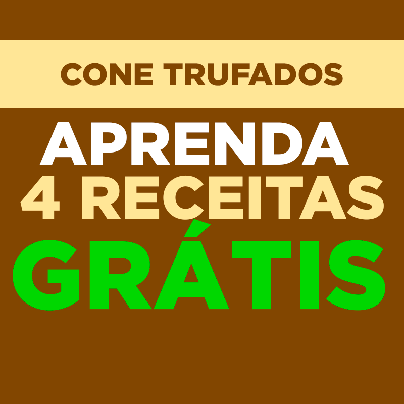 Aprenda 4 Receitas de Cones Trufados - GRÁTIS thumbnail