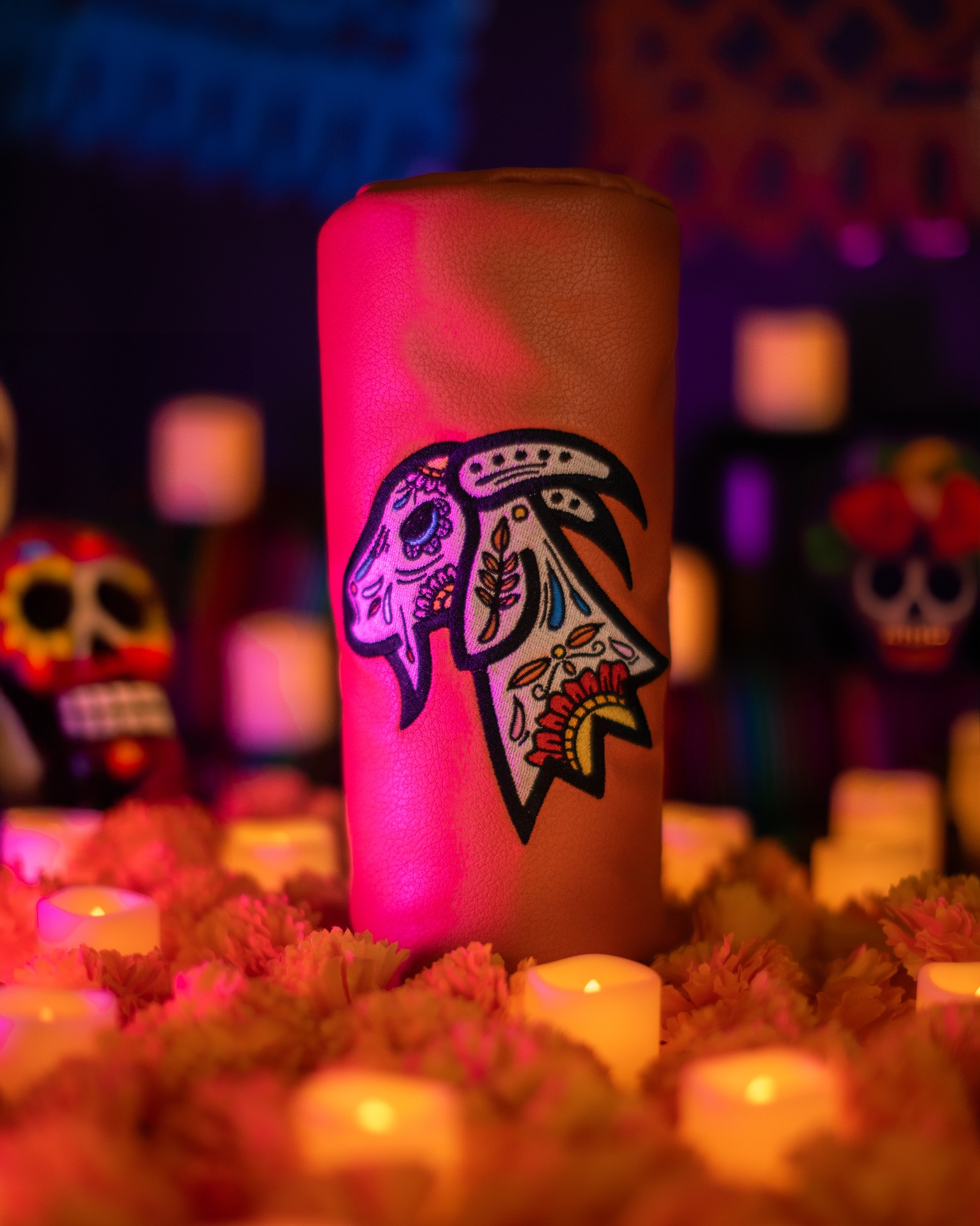 In honor of Día de los Muertos, enjoy a small batch release of our Goat Caddie featuring artwork by Oregon native and Ch