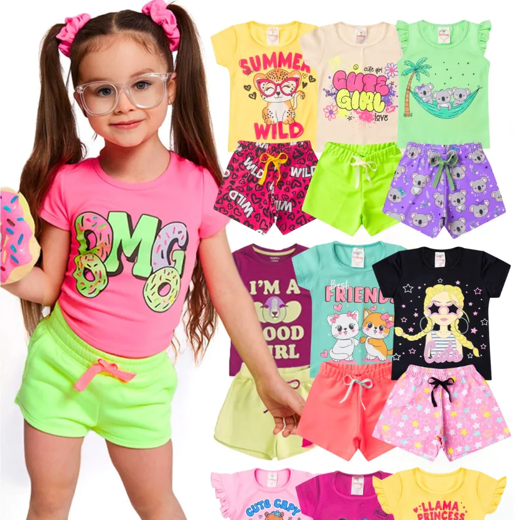 Kit COM 10 Peças Roupa Infantil thumbnail