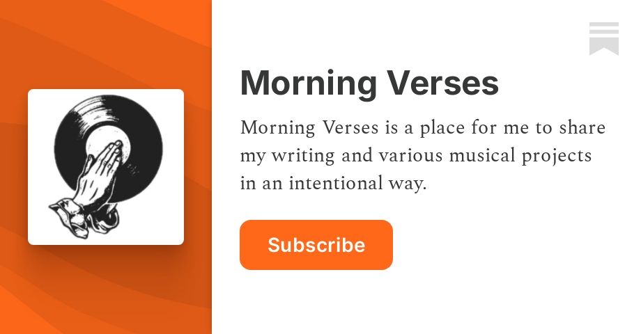Morning Verses  | Robert Taylor Alexander | Substack thumbnail