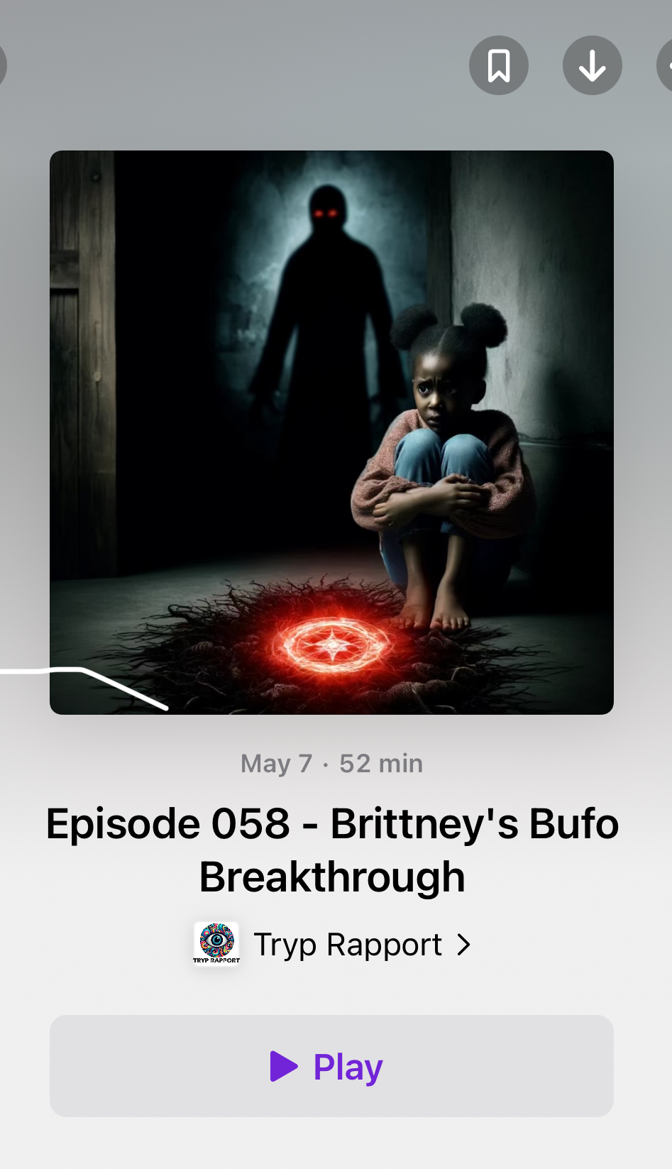 "Brittney's Bufo Breakthrough" : Tryp Rapport thumbnail