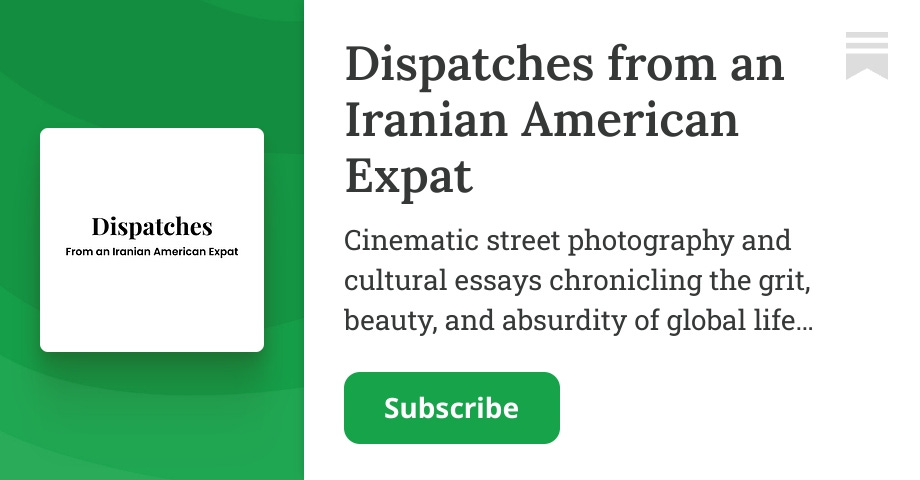 Dispatches from an Iranian American Expat  thumbnail