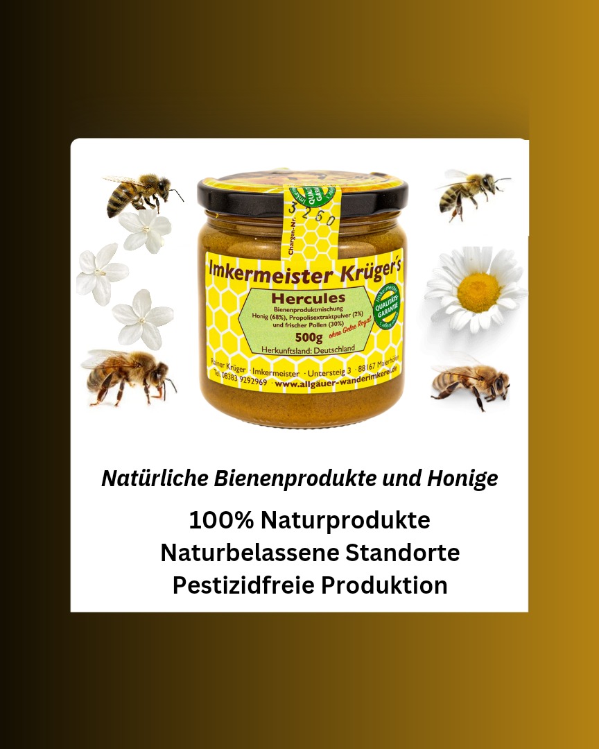 Natürliche Bienenprodukte & Honige 100% Naturprodukte ✨ Naturbelassene Standorte  ✨ Pestizidfreie Produktion  thumbnail