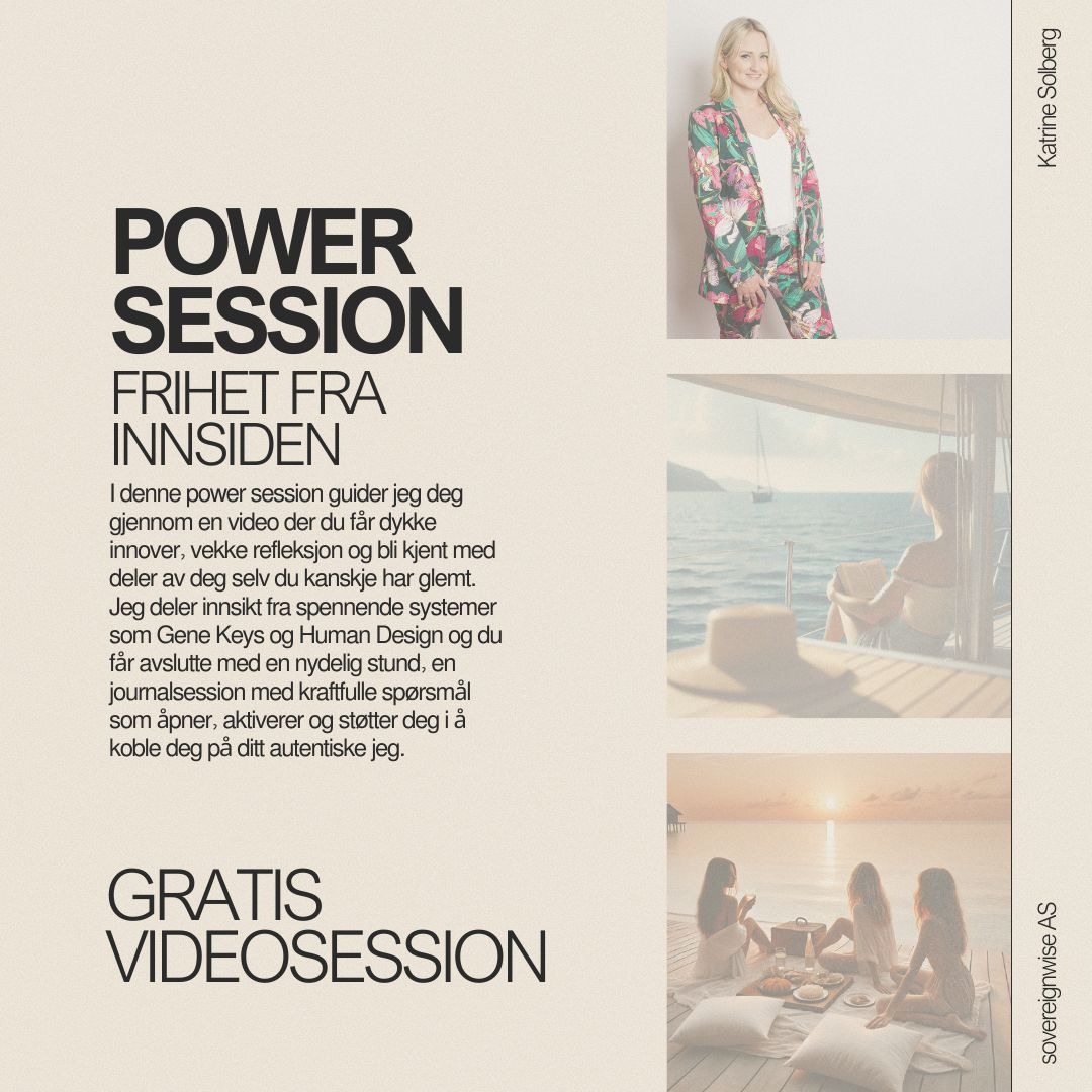  Gratis video & journalingsession - Power Session - Frihet fra innsiden  thumbnail