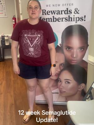 Congratulations on completing your first 12 weeks Christina!  #semaglutide #genwellrx #12weeks #weightlossjourney #weigh