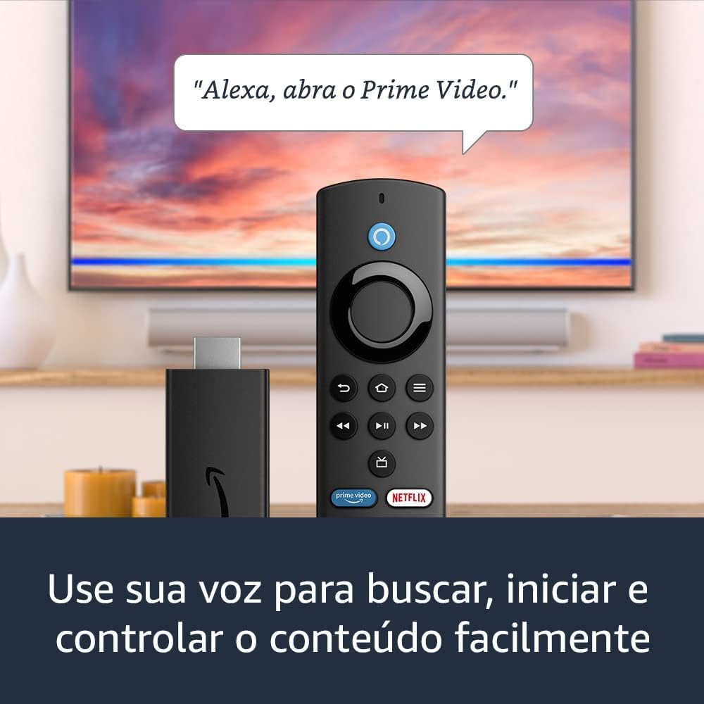 Ao Clicar você será direcionado para o site da Amazon | Fire TV Stick Lite | Streaming em Full HD com Alexa | Com Controle Remoto Lite por Voz com Alexa (sem controles de TV) thumbnail