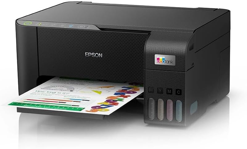 Epson EcoTank L3250 - Multifuncional, Tanque de Tinta Colorida, Wi-Fi Direct, USB, Bivolt, Preto thumbnail