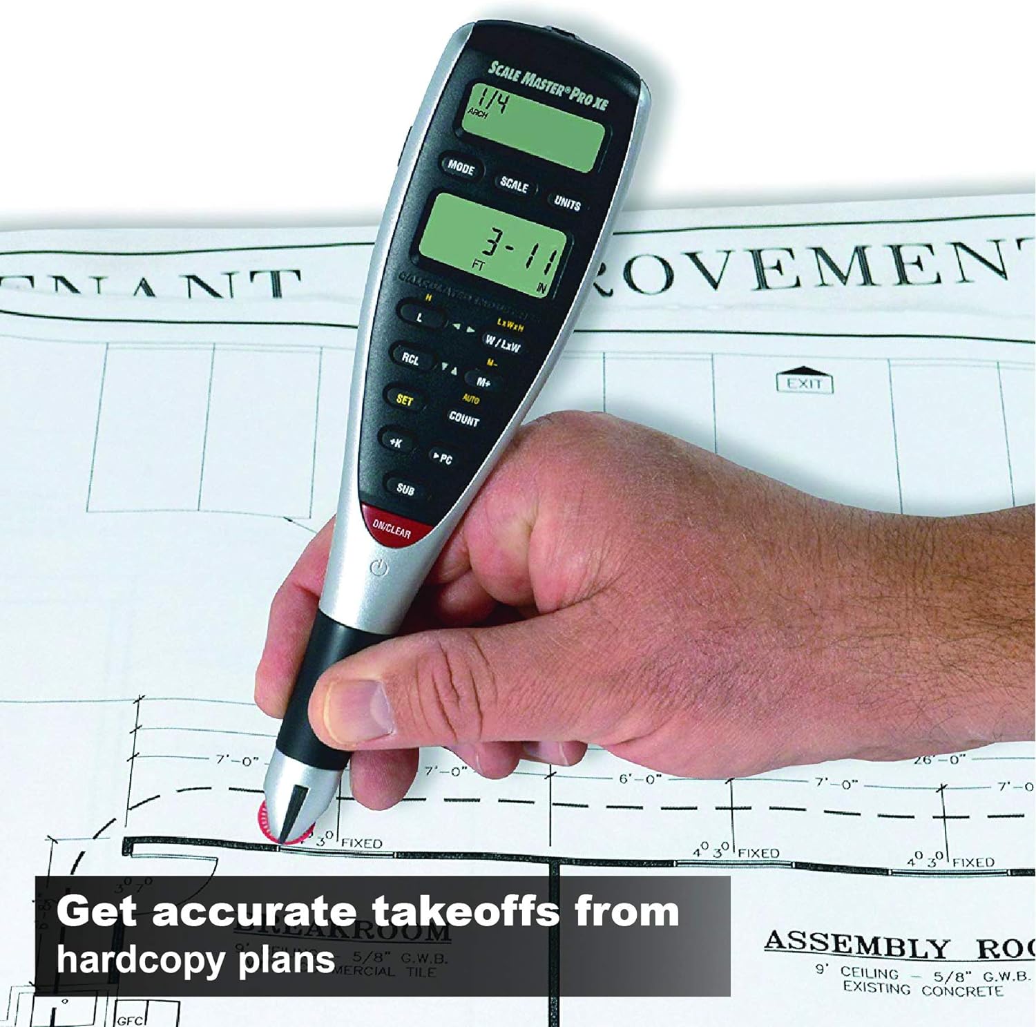 Digital scale ruler for easy take-offs thumbnail