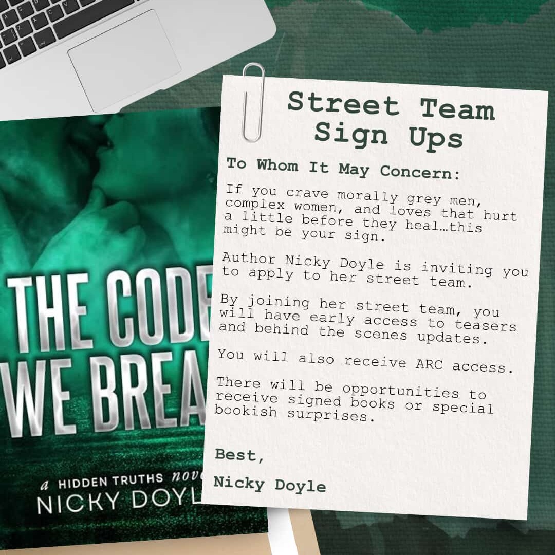 Join My Street Team! thumbnail