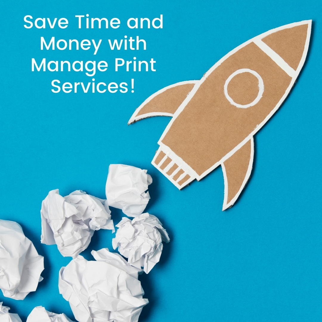 Maximise Efficiency with Manage Print Services 📄✨. 

Save time and reduce costs. 

Let's streamline your print operation