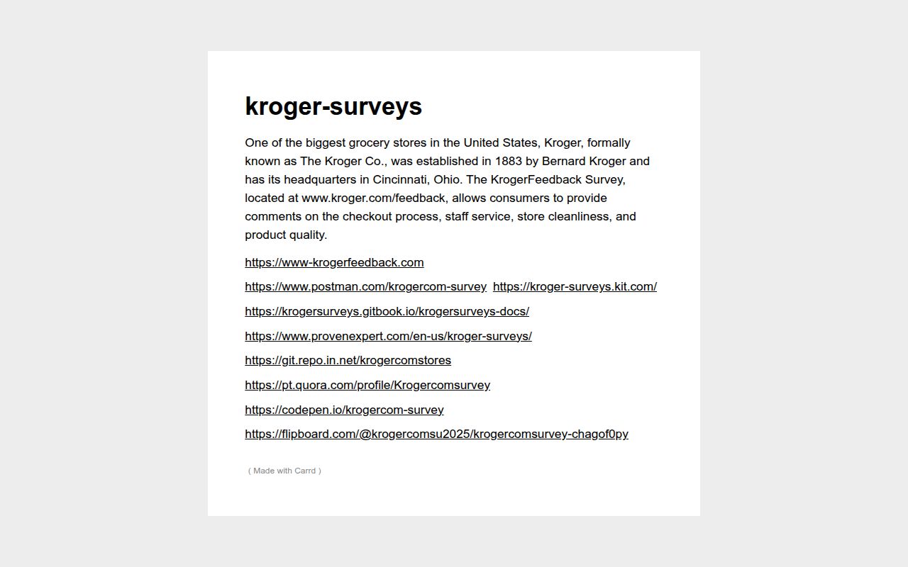 krogersurveys thumbnail
