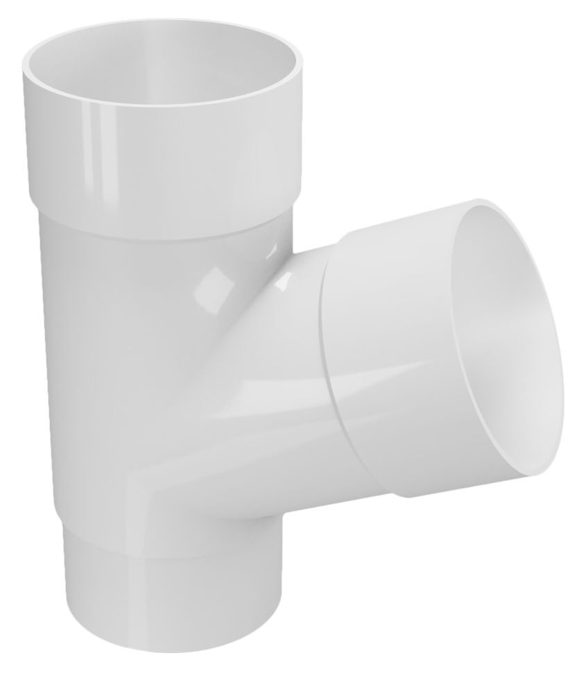 Тройник труби 67° Ø80 thumbnail