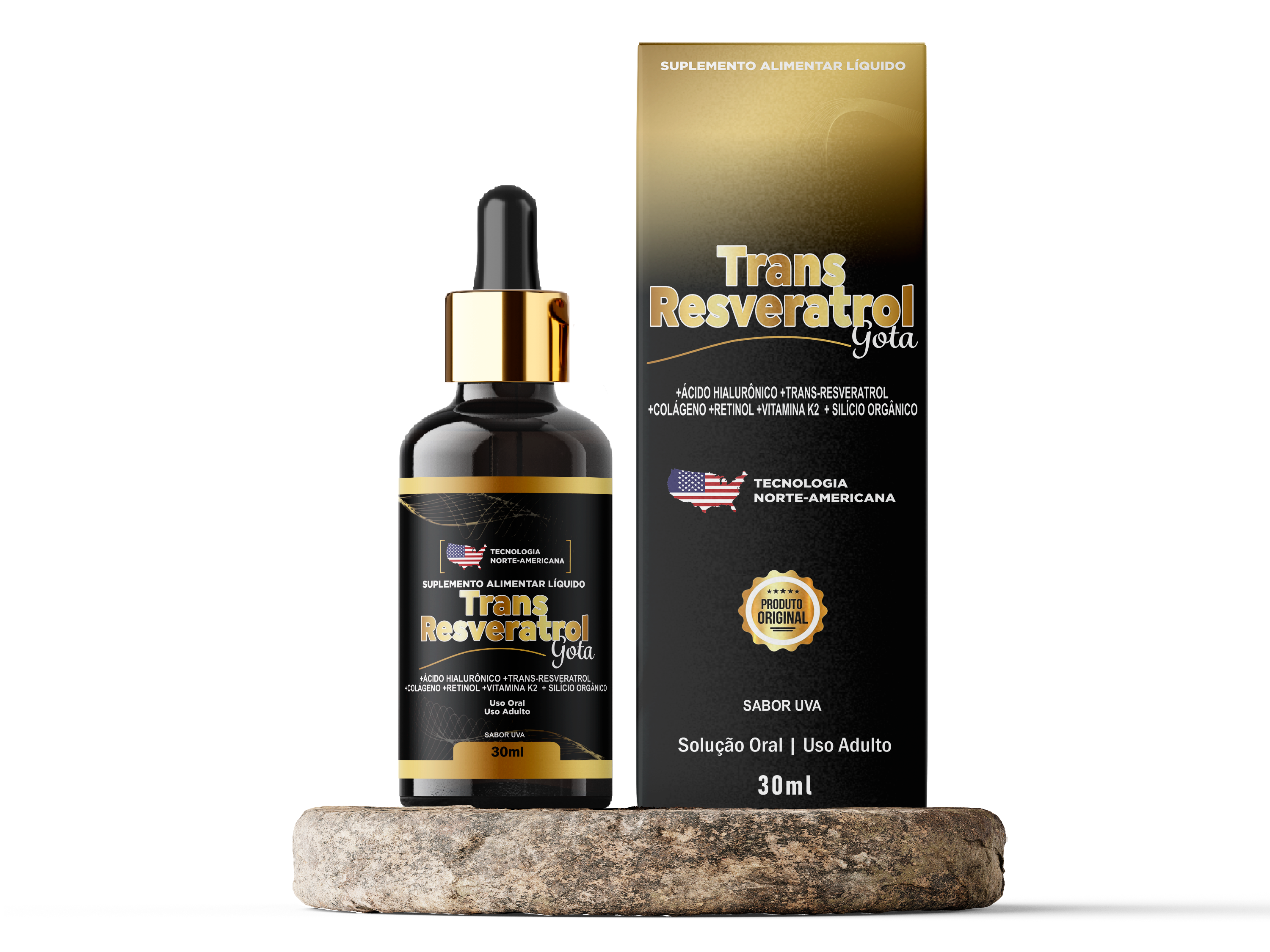 Veja o poder do Trans Resveratrol Americano + Vitamina K2 na sua pele! Um produto rico em vitaminas que traz maciez, firmeza, rejuvenescimento e hidratação profunda! thumbnail