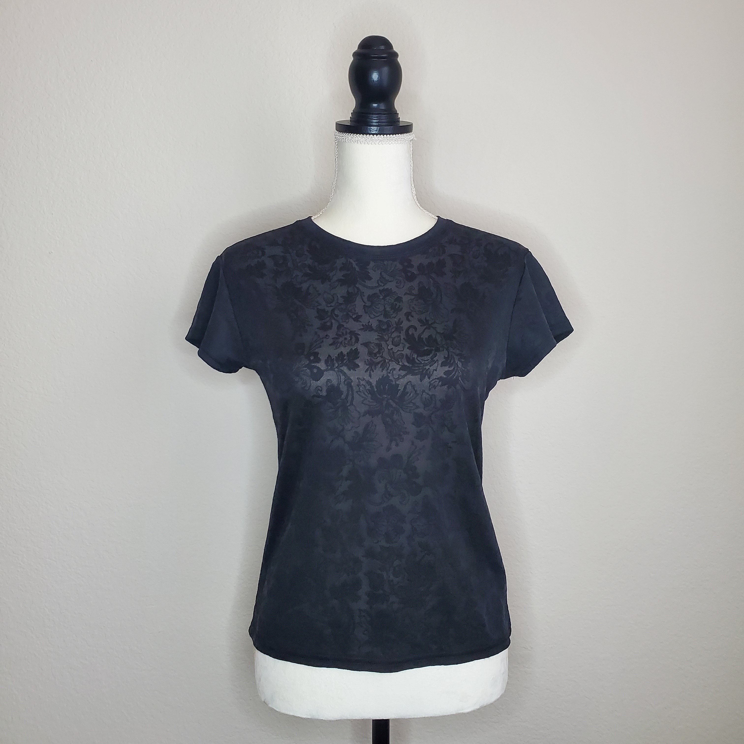 Kenzie Black Lace Top thumbnail