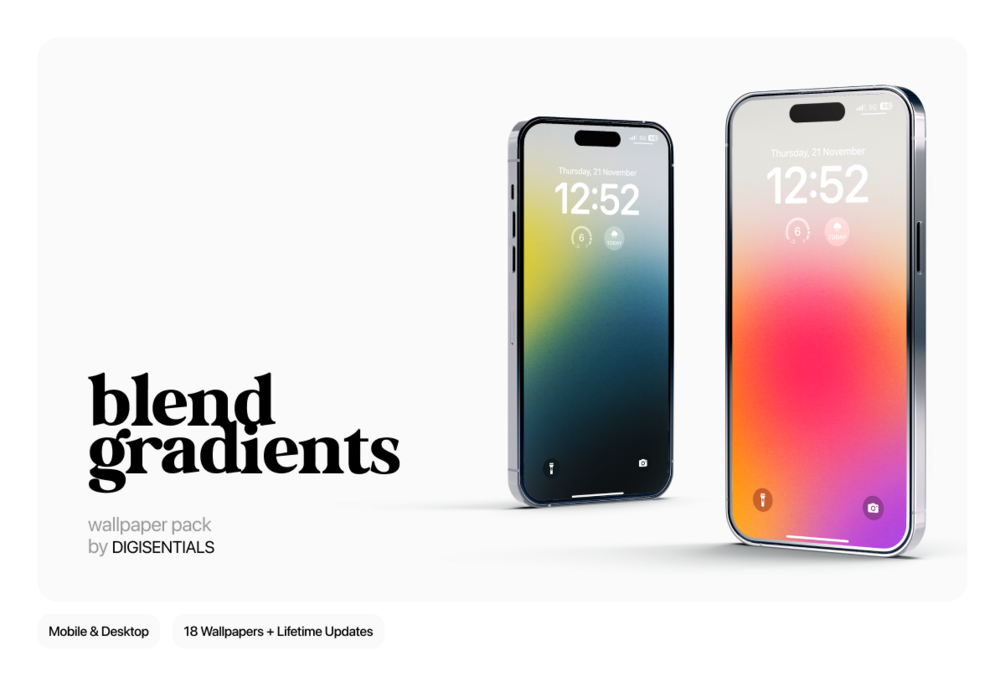 Blend Gradients Wallpaper Pack thumbnail