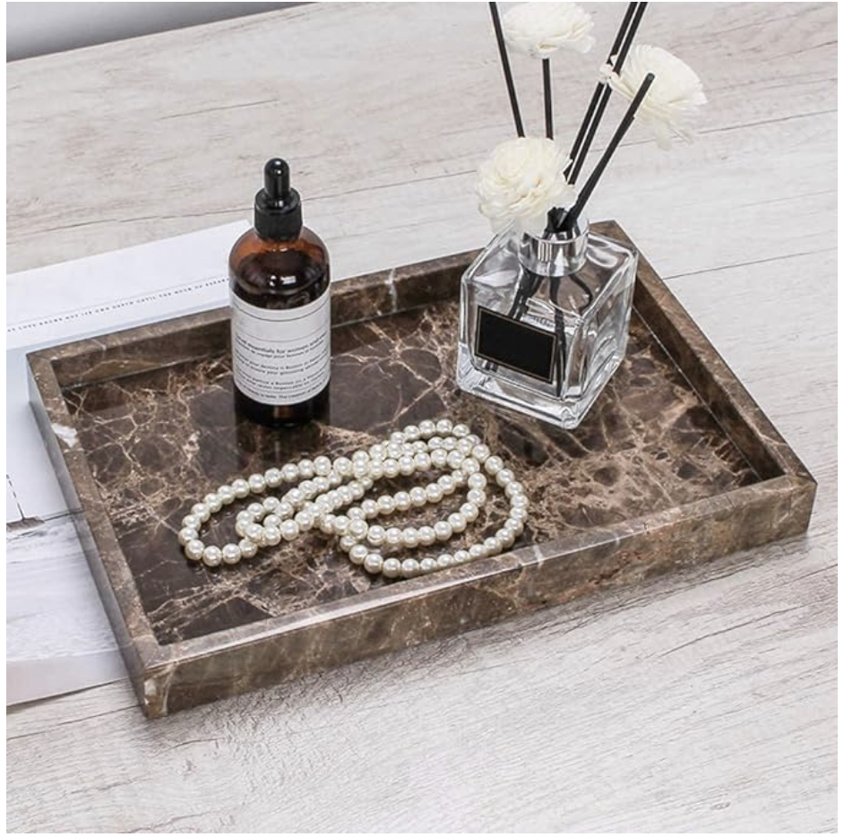 Brown Marble Vanity Tray  thumbnail