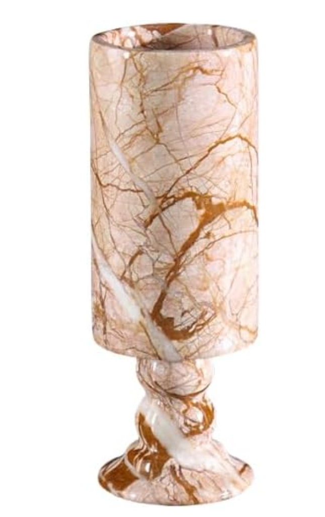 Elegant Solid Marble Vase Cylinder thumbnail