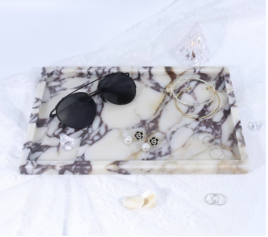 Natural Marble Vanity Tray  thumbnail