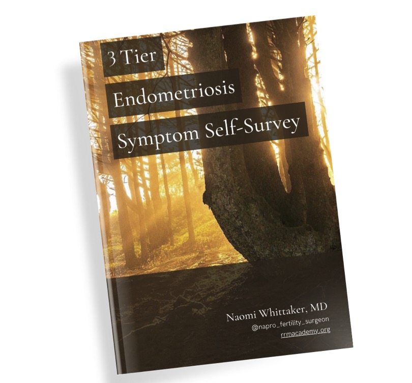endometriosis symptom self-survey thumbnail