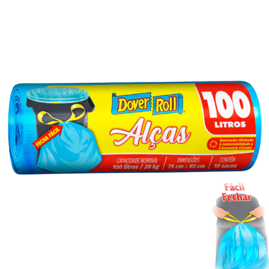 SACO DE LIXO COM ALÇAS 100 LITROS thumbnail