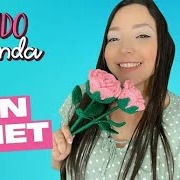 🌹 Rosa en Crochet passo a passo thumbnail