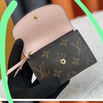 LV Pink Flap Wallet  thumbnail