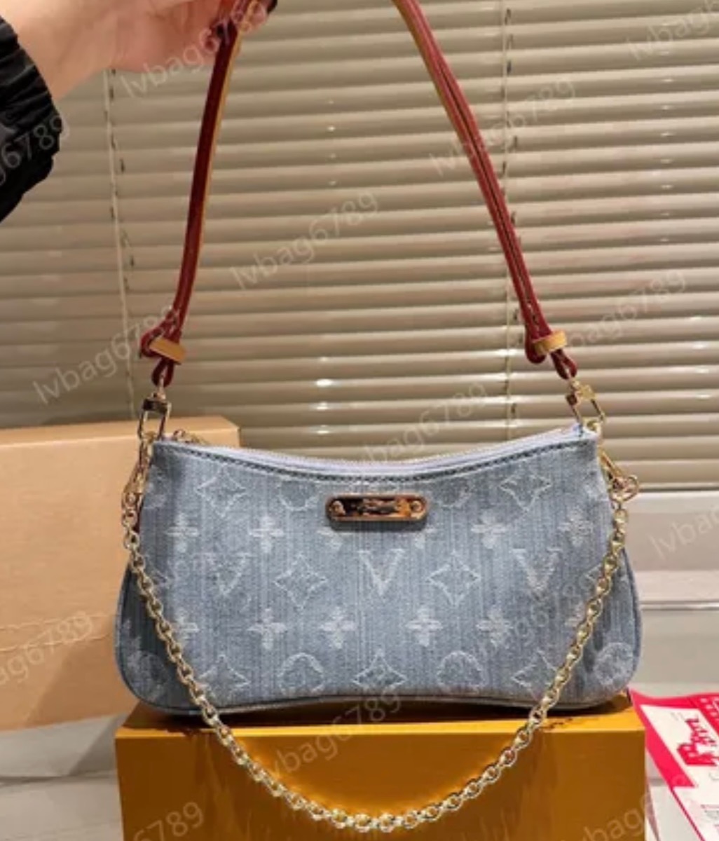 LV Denim Chain Bag thumbnail
