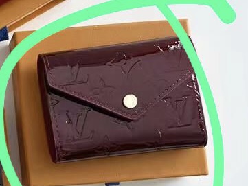 LV burgundy flap wallet  thumbnail