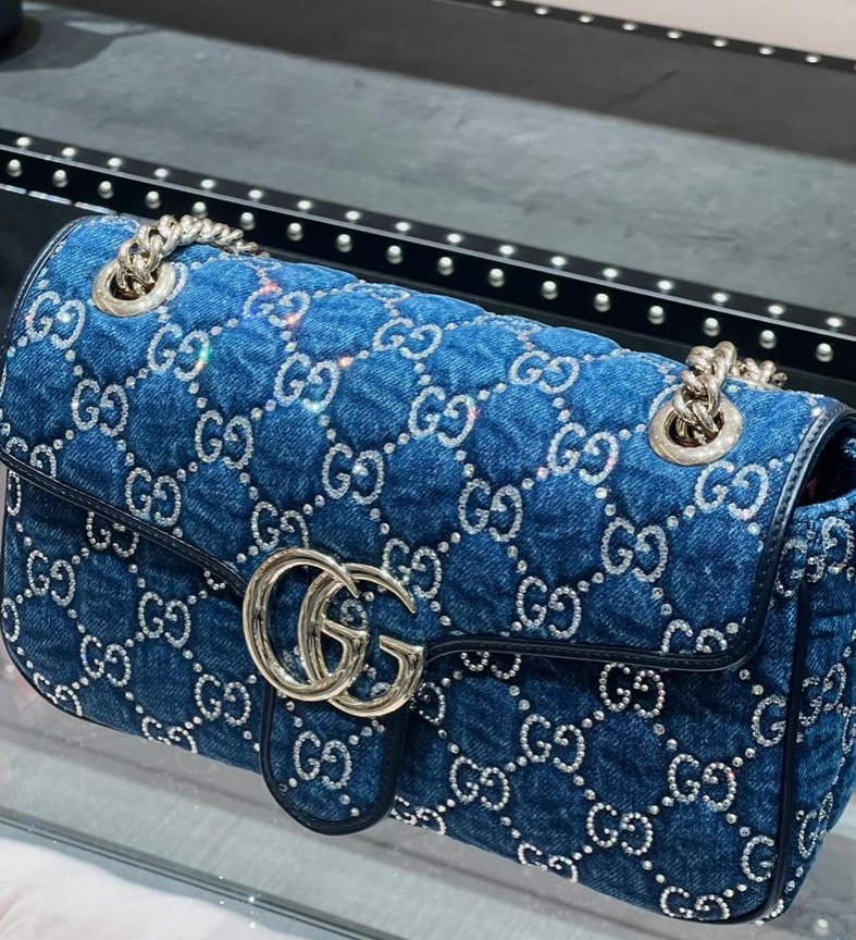 Gucci Denim Rhinestone thumbnail