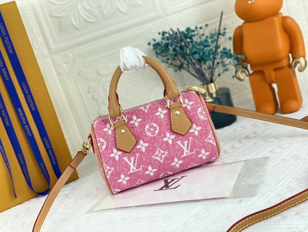 LV Denim Pink Speedy  thumbnail