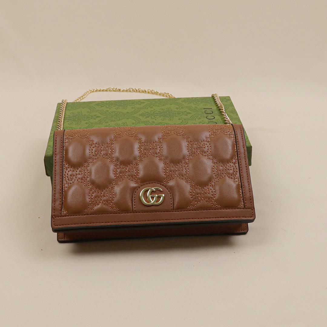 Gucci Embroidered Chain Wallet thumbnail