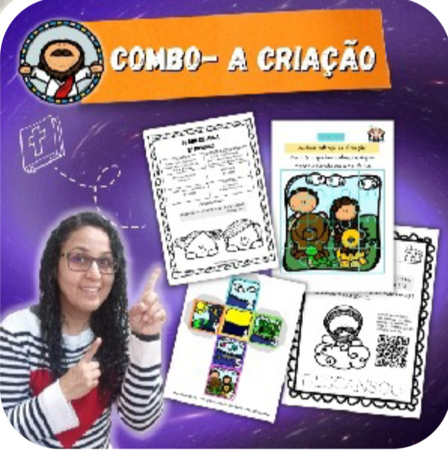 Combo “A Criação “ 4 lições sobre a Criação com atividades, jogos e recursos thumbnail