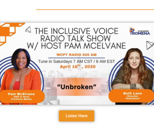 The Inclusive Voice Radio Talk Show w/ Host Pam Mcelvane thumbnail