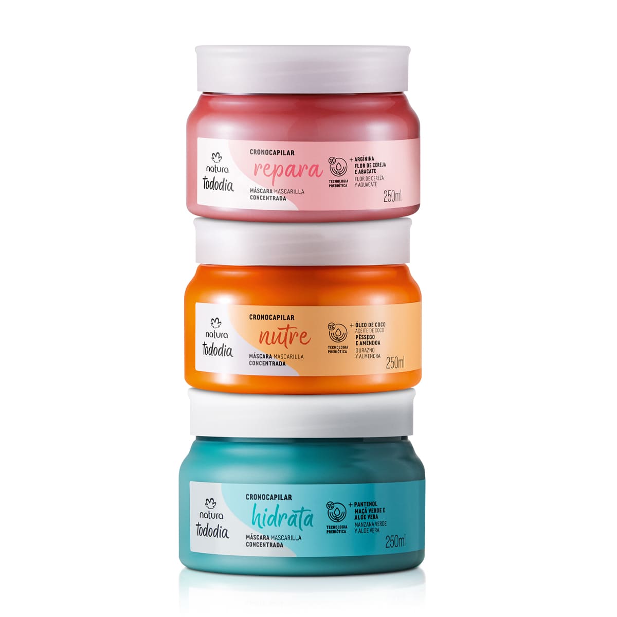 Kit Tododia Máscaras Reparação, Nutrição e Hidratação thumbnail