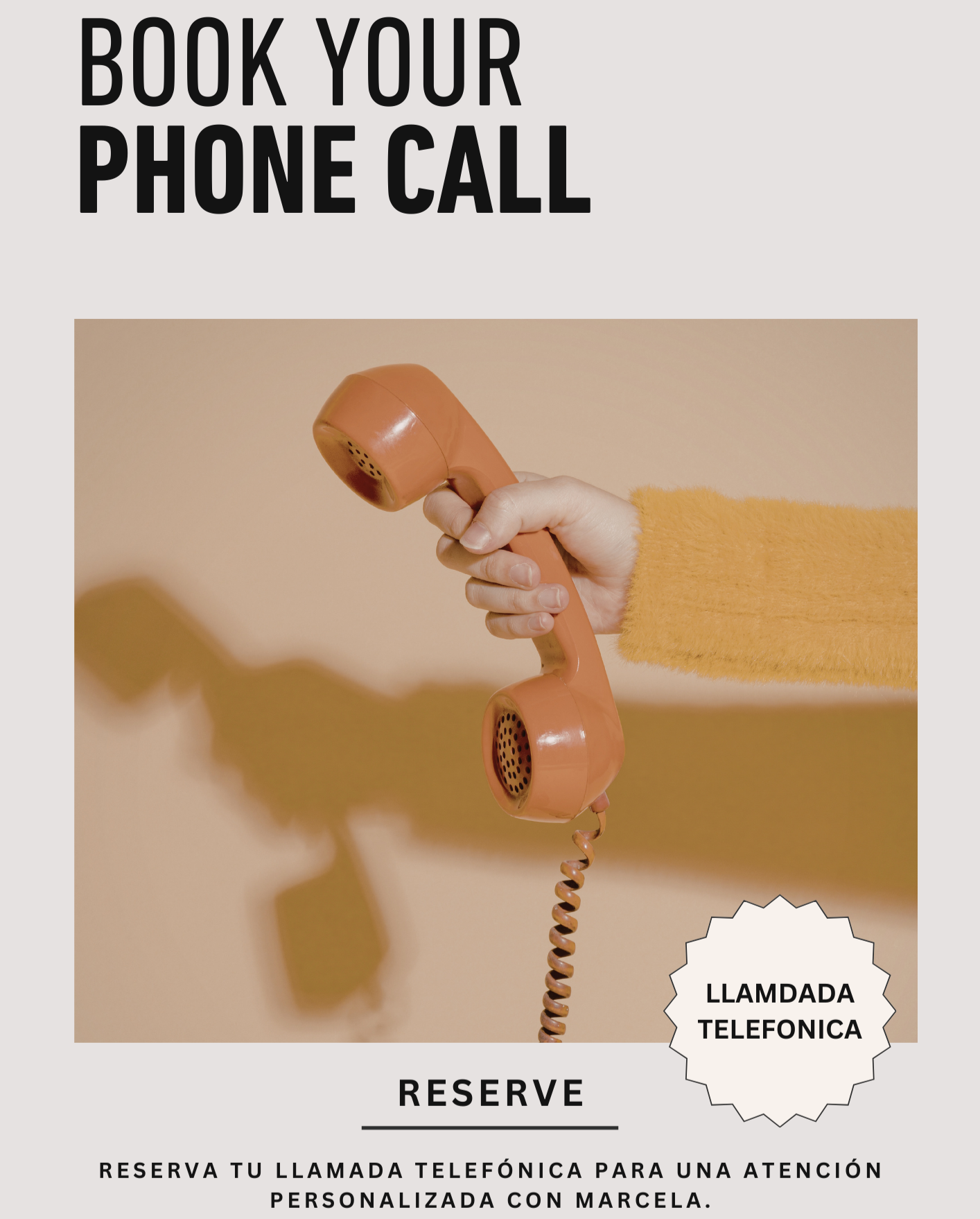 Reservar llamada | Book Phone Call  thumbnail