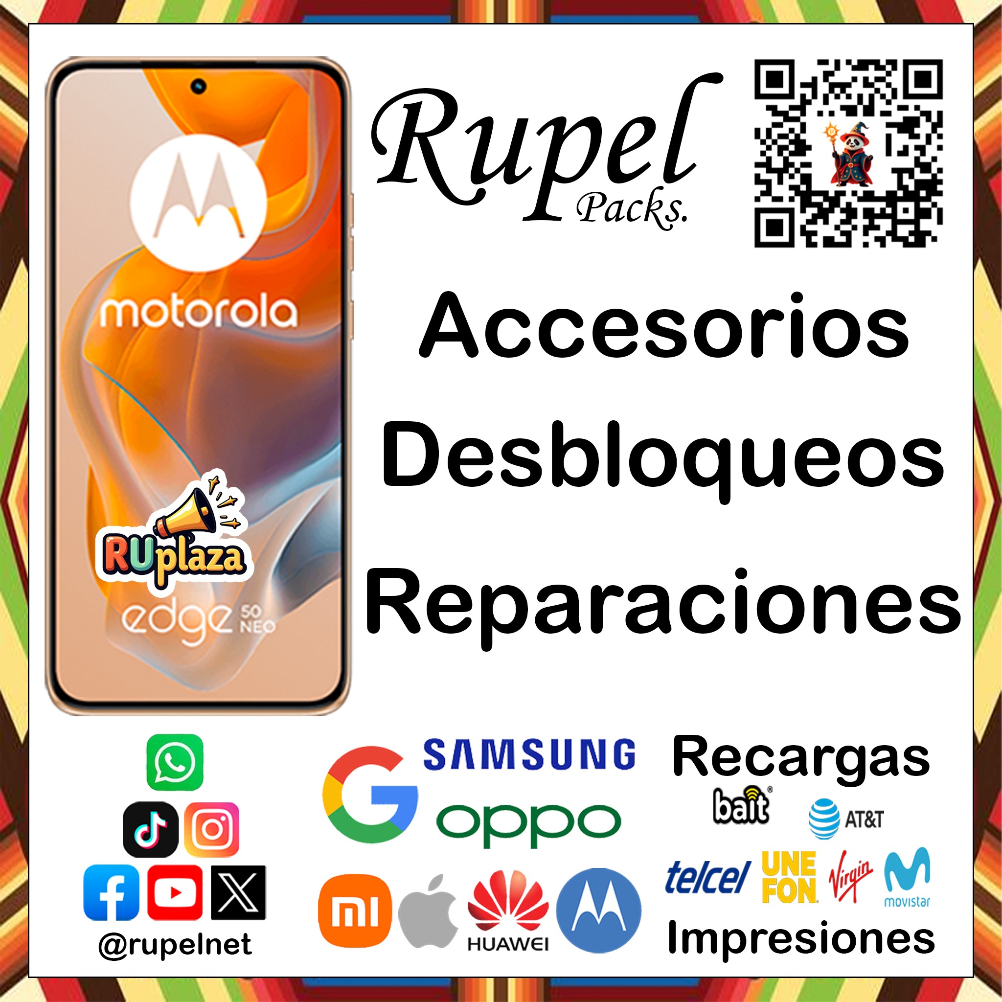 Rupelpacks, Telefonia Celular: Accesorios, Desbloqueos y Reparaciones thumbnail